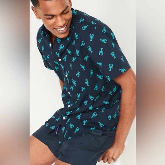 Old Navy Other - Men’s printed short sleeve shirt